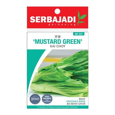 BAJA SERBAJADI MUSTARD GREEN VEGETABLE SEED BBS042 1GM