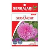 BAJA SERBAJADI CHINA ASTER, CALLISTEPHUS SUPER SINENSIS FLOWER SEED FS003 1GM