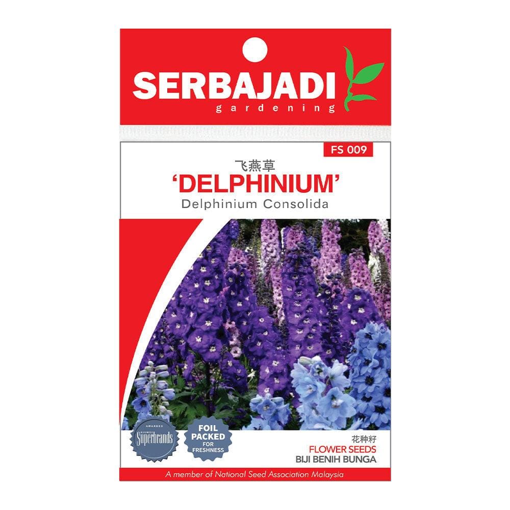 BAJA SERBAJADI DELPHINIUM CONSOLIDA FLOWER SEED FS009 1GM