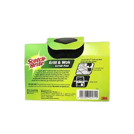 SCOTCH BRITE GRILL & WOK SCRUBBER PAD 6621