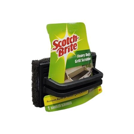 SCOTCH BRITE GRILL & WOK SCRUBBER PAD WITH HANDLE 7721