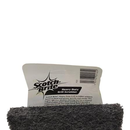 SCOTCH BRITE GRILL & WOK SCRUBBER PAD WITH HANDLE 7721
