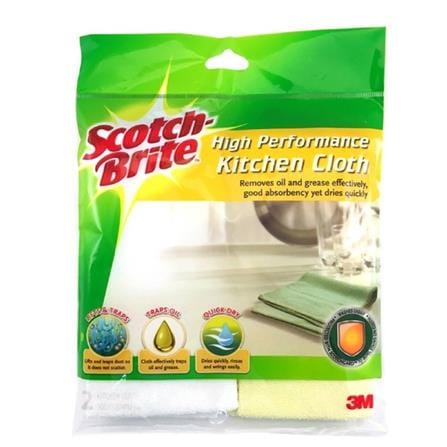 SCOTCH BRITE HIGH PERFORMANCE KITCHEN CLOTH 2PCS PACK