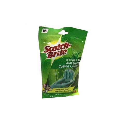 SCOTCH BRITE ALOE VERA GLOVES SIZE-M