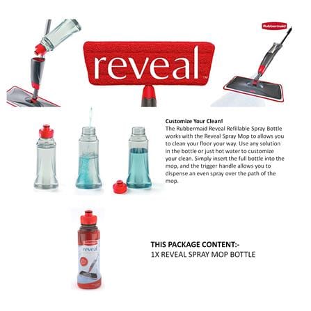 RUBBERMAID REVEAL SPRAY MOP BOTTLE RED