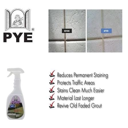 PYE GROUT-SEALER STONE PROTECTION CHEMICAL 500ML