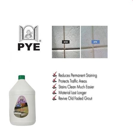 PYE GROUT-SEALER STONE PROTECTION CHEMICAL 4 LITER