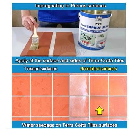 PYE WATERPRUF SEALER STONE PROTECTION CHEMICAL 5LITER