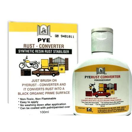 PYE RUST-CONVERTER 100ML RUST CONVERSION CHEMICAL