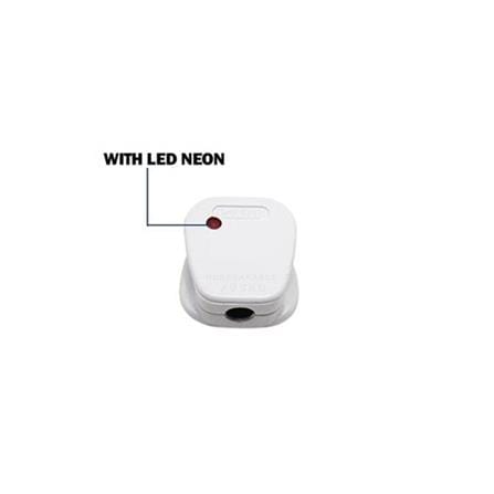 SUM 13A PLUG TOP W/NEON 145N-COLOR[BP]