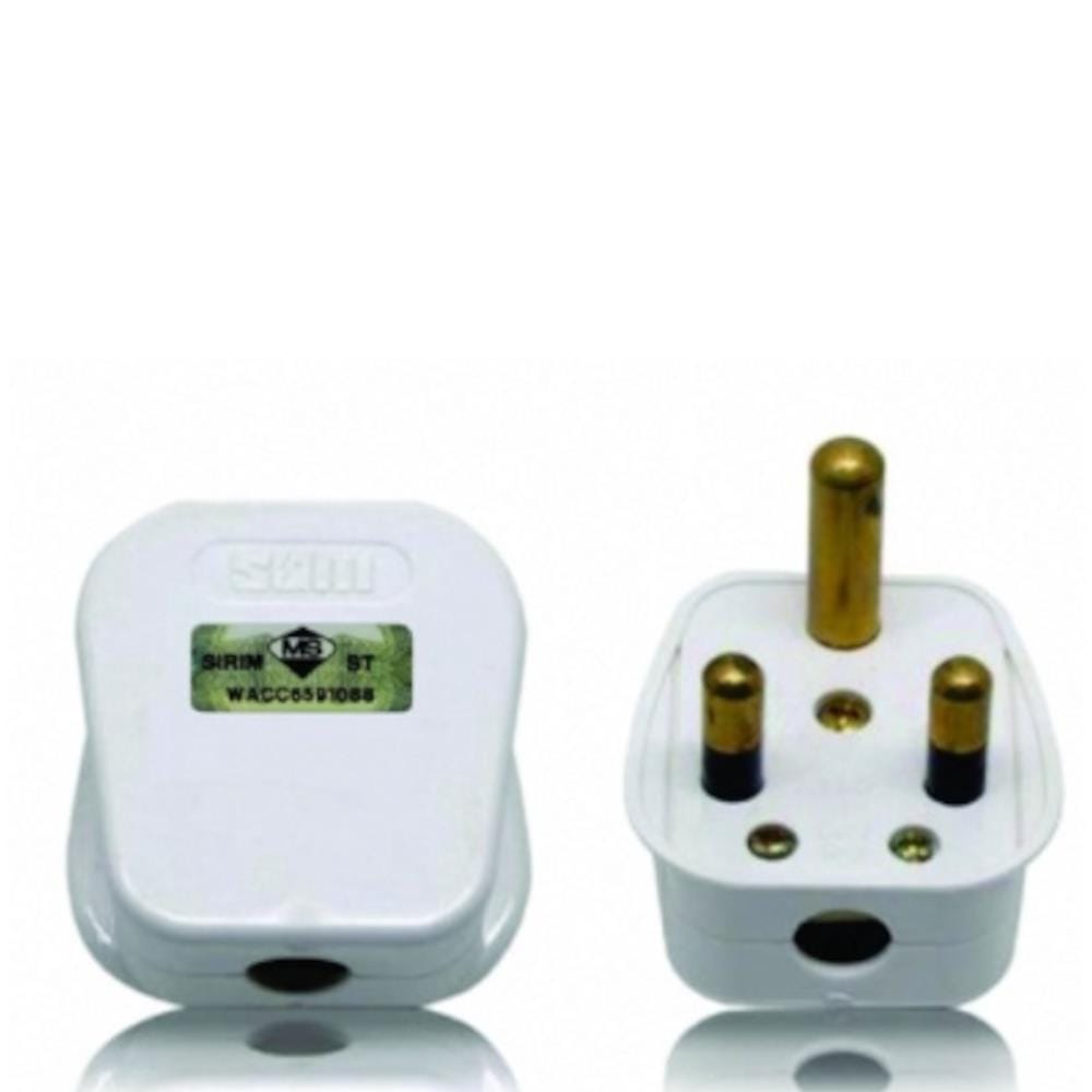 SUM 15AMP PLUG TOP  115(BP) -WHITE