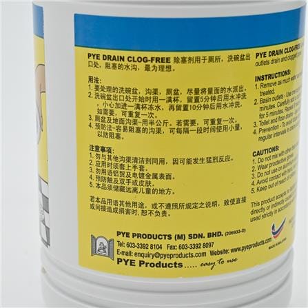 PYEDRAIN CLOG-FREE 500ML