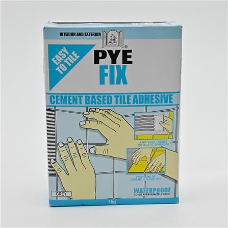 PYE FIX CEMENT-BASED TILE ADHESIVES 1KG