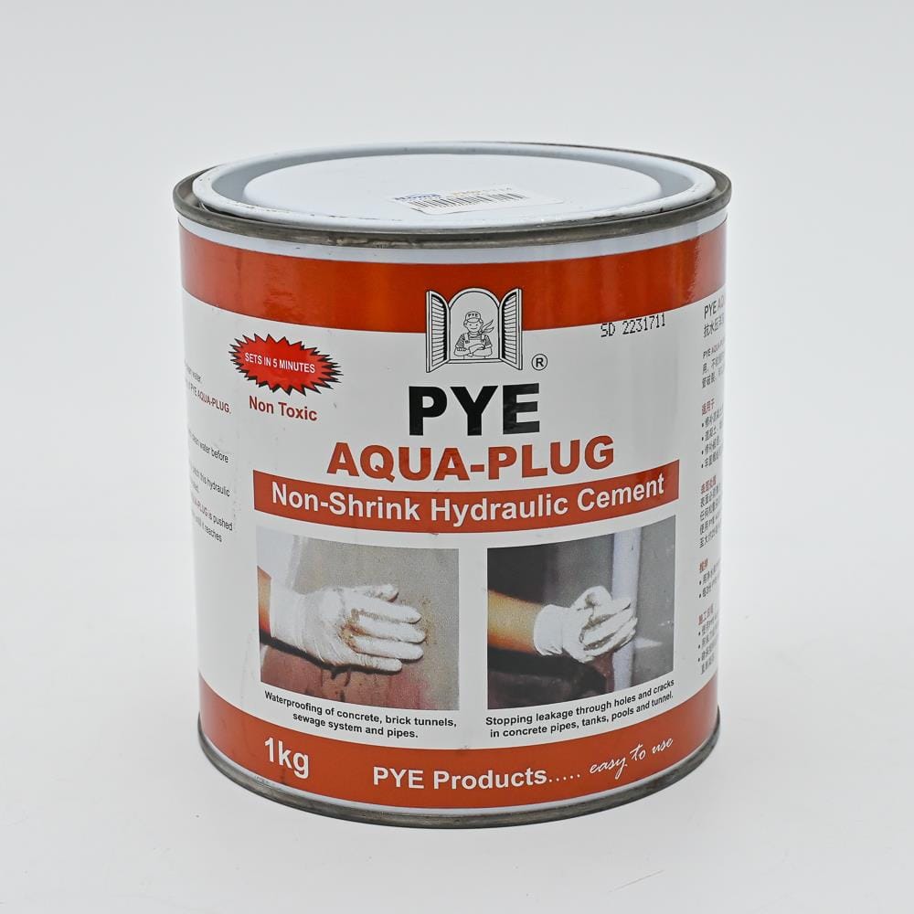 PYE AQUA-PLUG NON-SHRINK HYDRAULIC CEMENT 1KG
