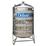 DELUXE STAINLESS STEEL WATER TANK VERTICAL WITH STAND ROUND BOTTOM CL25K 1,000L