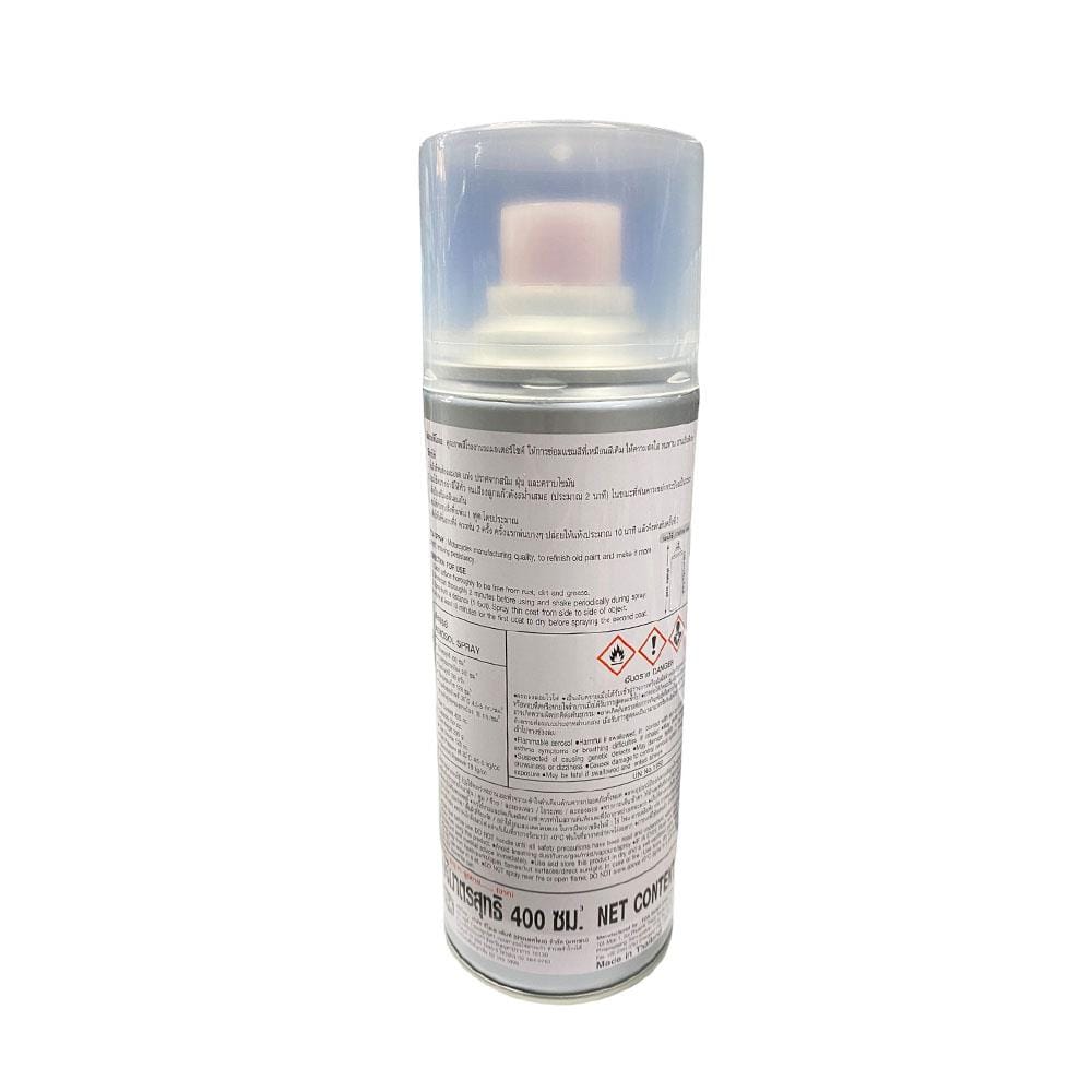 TOA LACQUER AEROSOL SPRAY PAINT 400CC 030 CLEAR