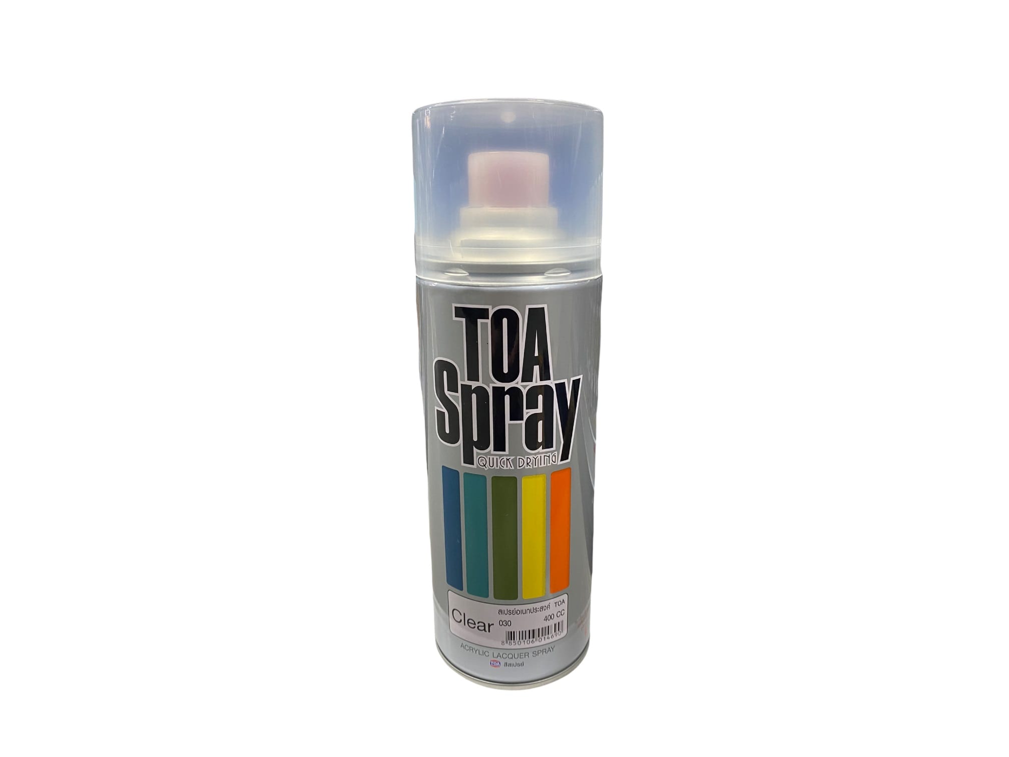 TOA LACQUER AEROSOL SPRAY PAINT 400CC 030 CLEAR