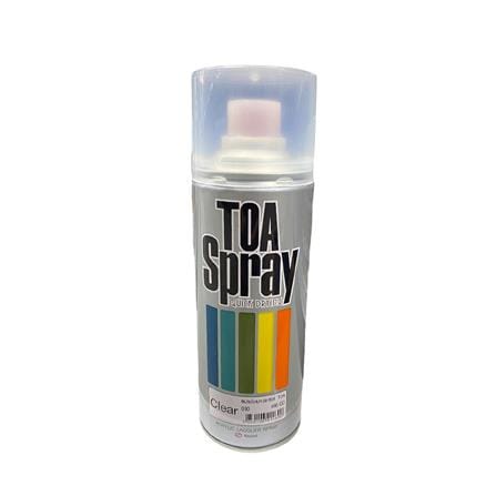 TOA LACQUER AEROSOL SPRAY PAINT 400CC 030 CLEAR