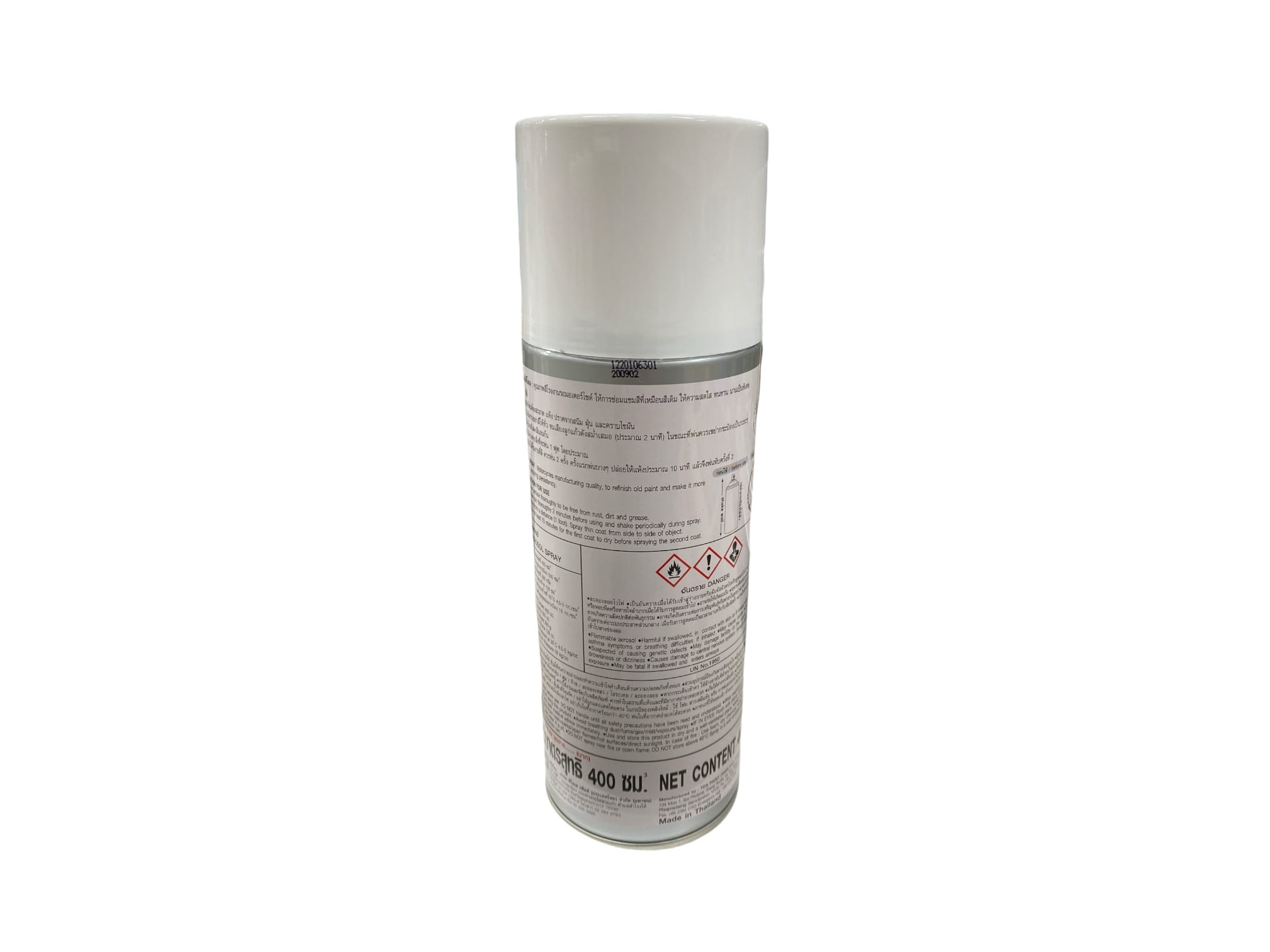 TOA AEROSOL SPRAY PAINT 400CC 001 WHITE
