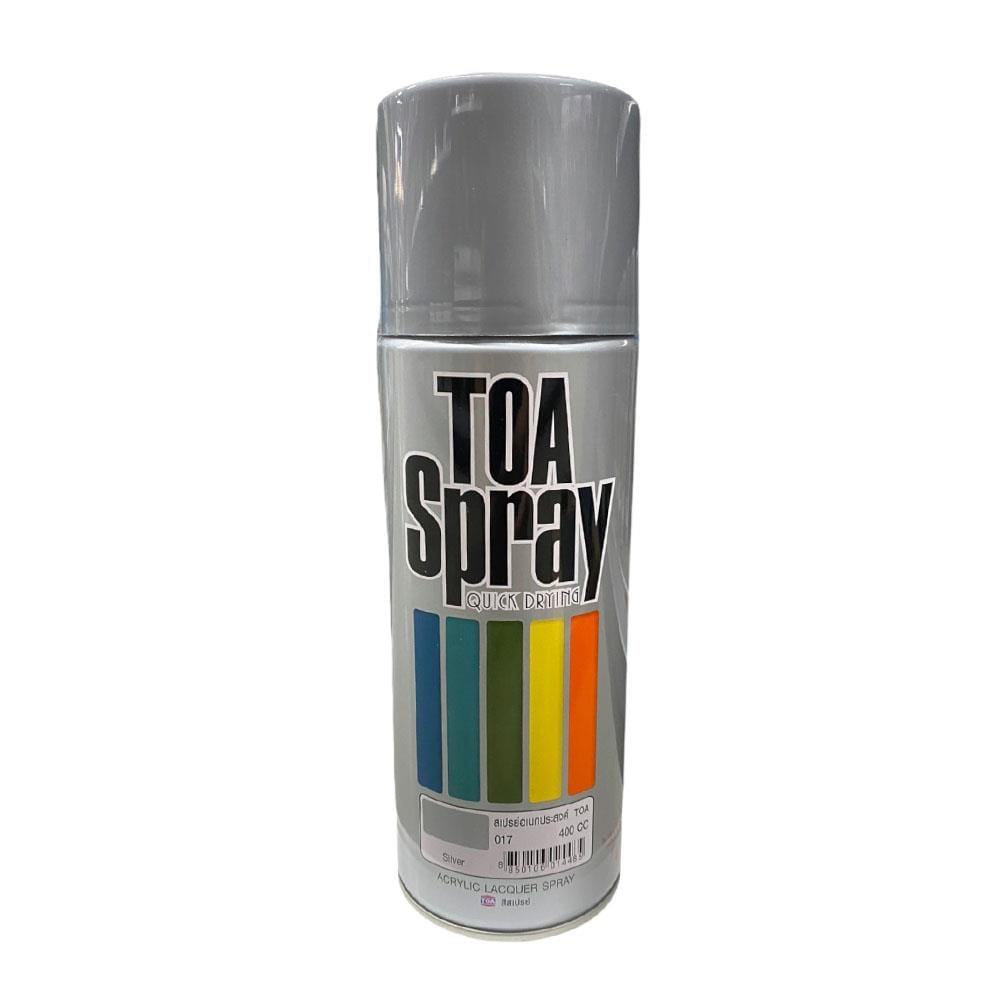 TOA AEROSOL SPRAY PAINT 400CC 017 SILVER