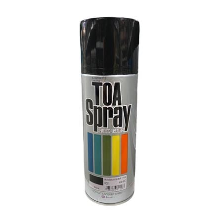 TOA AEROSOL SPRAY PAINT 400CC 002 BLACK