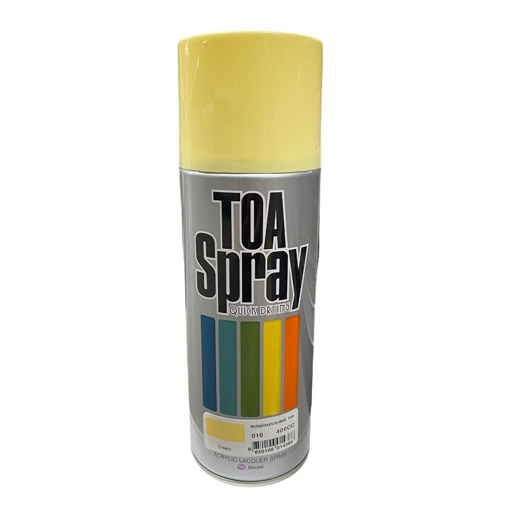 TOA AEROSOL SPRAY PAINT 400CC 010 CREAM