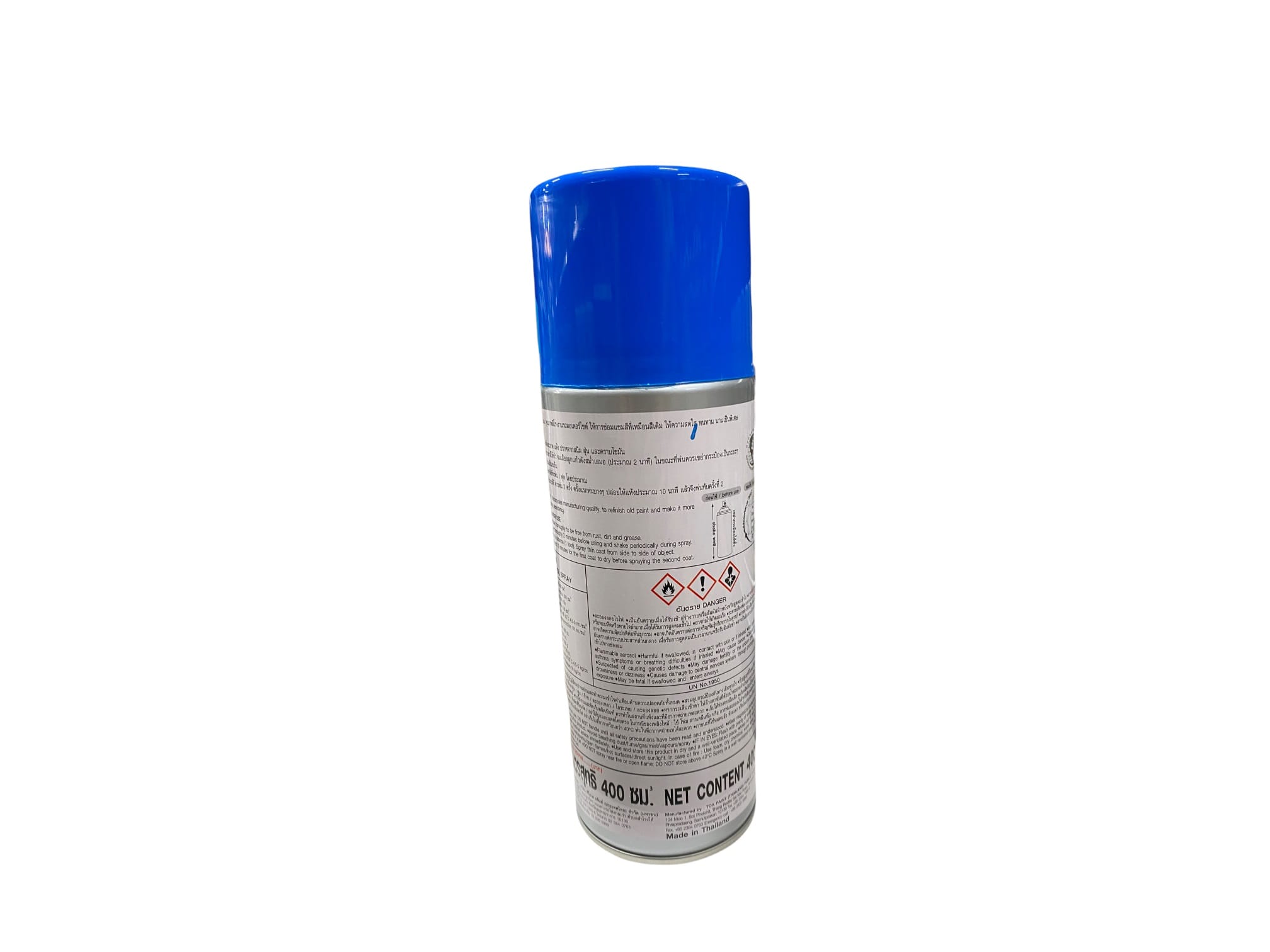 TOA AEROSOL SPRAY PAINT 400CC 034 RIVERBLUE