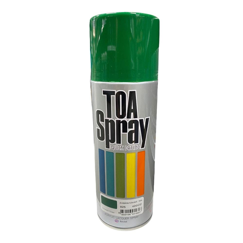 TOA AEROSOL SPRAY PAINT 400CC 025 MAROON EMERALDGREEN