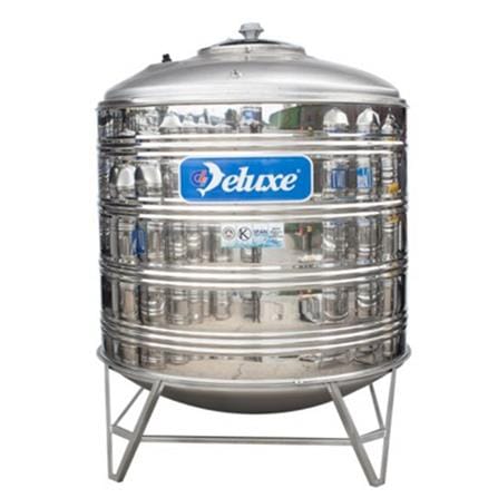 DELUXE STAINLESS STEEL WATER TANK VERTICAL WITH STAND ROUND BOTTOM CL50KT 2000L