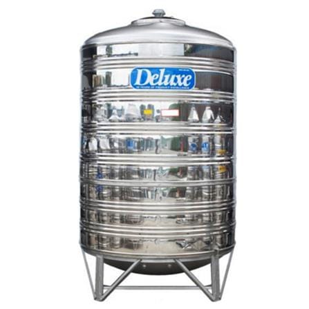 DELUXE STAINLESS STEEL WATER TANK VERTICAL WITH STAND ROUND BOTTOM CL220K 10,000L