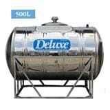 DELUXE STAINLESS STEEL WATER TANK HORIZONTAL WITH STAND CL10KH 500L