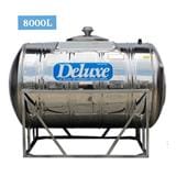 DELUXE STAINLESS STEEL WATER TANK HORIZONTAL WITH STAND CL160KH 8,000L