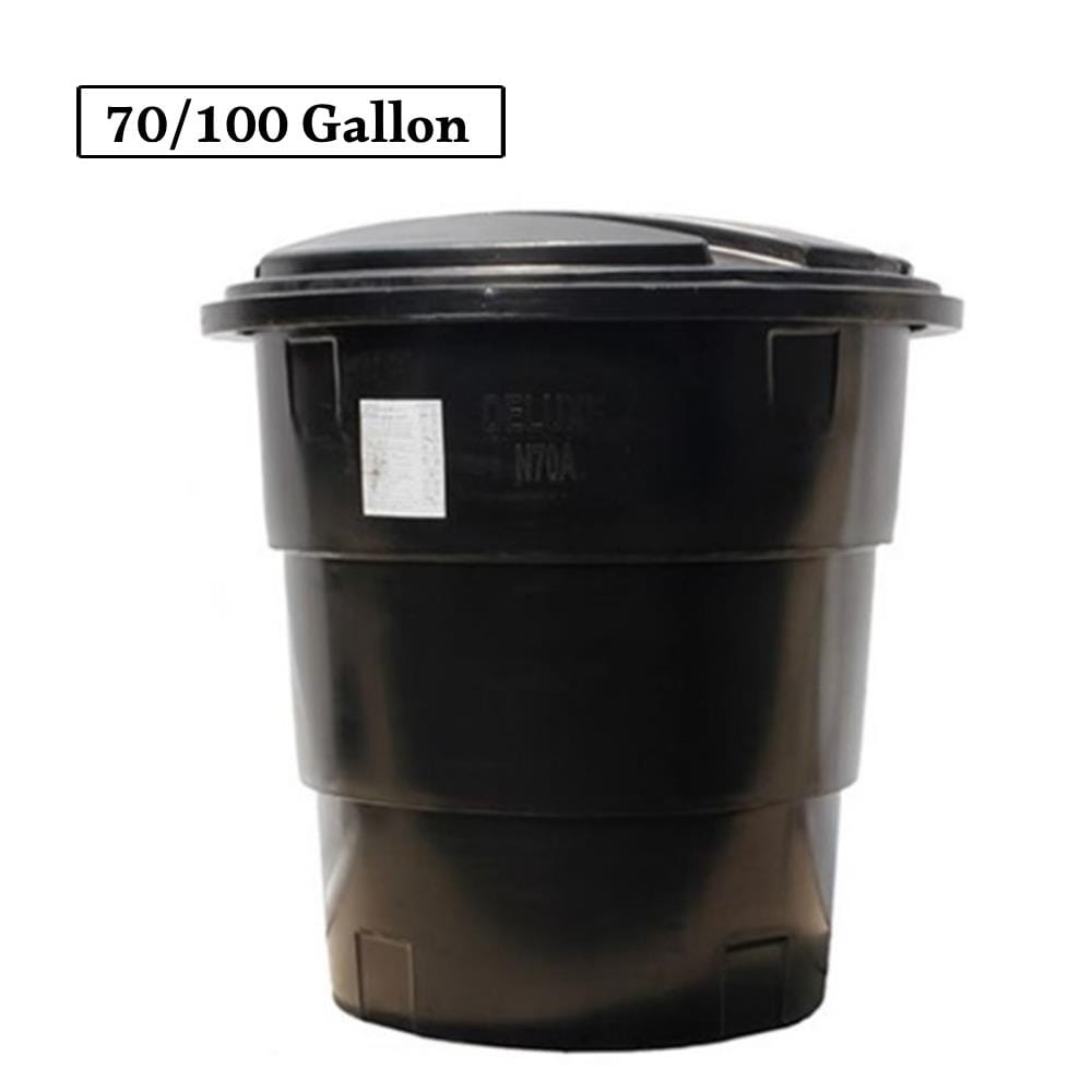DELUXE POLYETHYLENE WATER TANK N70ARD ROUND (SLIM & TALL) TYPE 70/100 GALLON