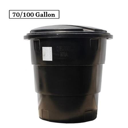 DELUXE POLYETHYLENE WATER TANK N70ARD ROUND (SLIM & TALL) TYPE 70/100 GALLON