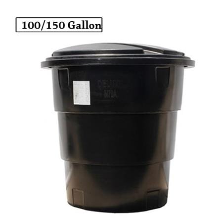 DELUXE POLYETHYLENE WATER TANK N100ARD ROUND (SLIM & TALL) TYPE 100/150 GALLON