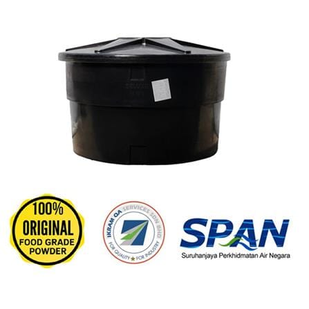 DELUXE POLYETHYLENE WATER TANK N350RD ROUND TYPE 350/450 GALLON