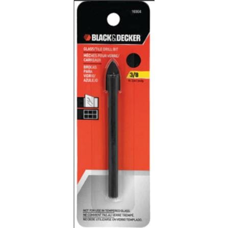 BLACK & DECKER 6MM 1EA GLASS/TILES DRILL BIT