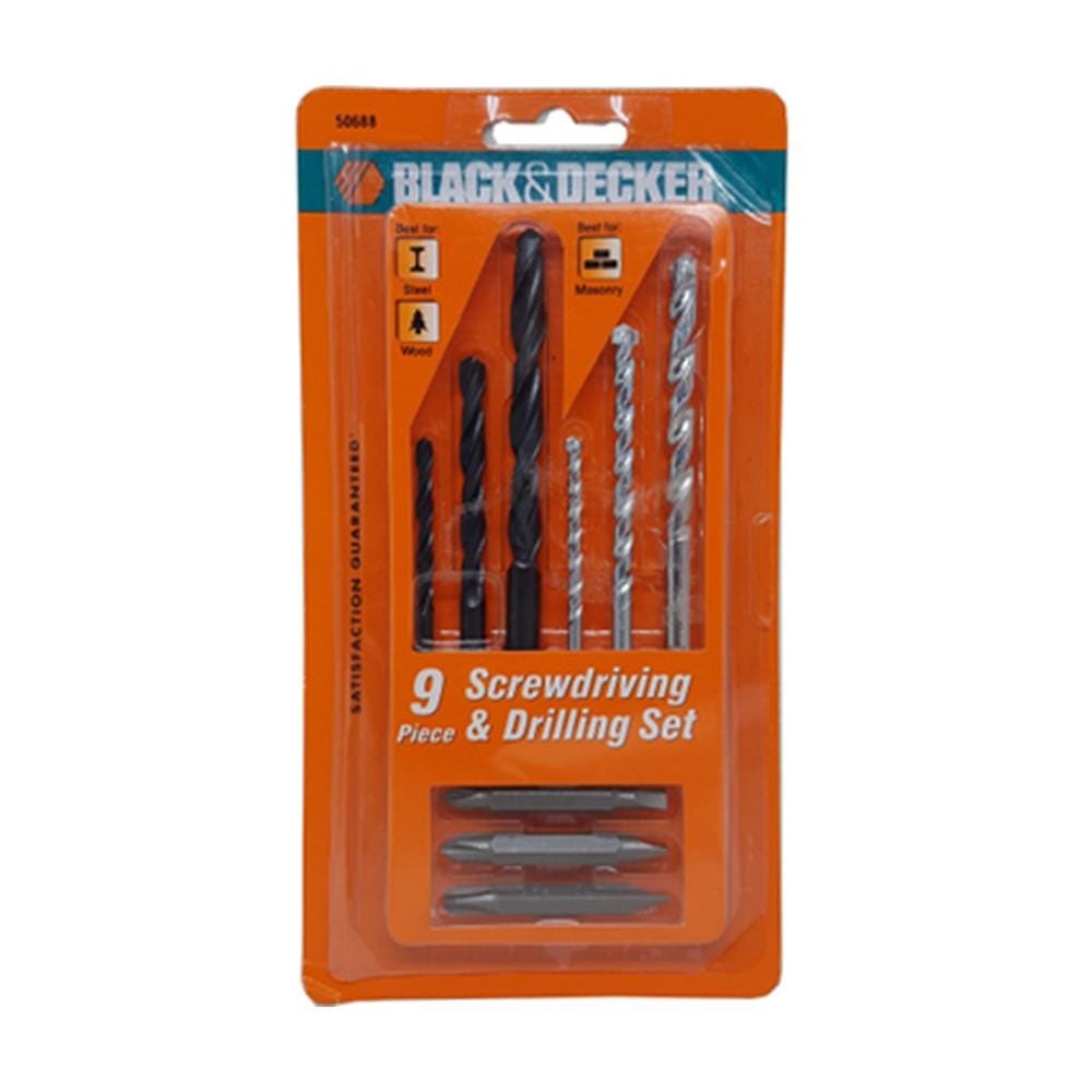 BLACK & DECKER 9EA CONCRETE DRILL BIT