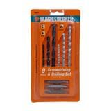 BLACK & DECKER 9EA CONCRETE DRILL BIT