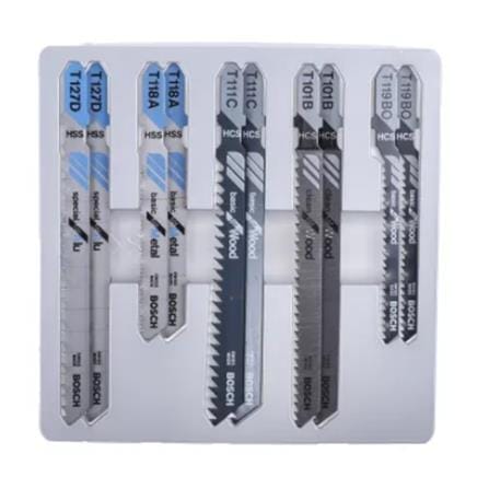 BOSCH JIGSAW BLADE SET WOOD & METAL 10PCS/PACK