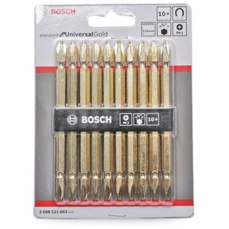 BOSCH SCREWDRIVER BIT PH2 110MM (MAGNETIC) 10PCS/PACK