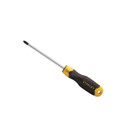 STANLEY SCREWDRIVER  CUSHIONGRIP (+) 1x200 YELLOW/BLACK