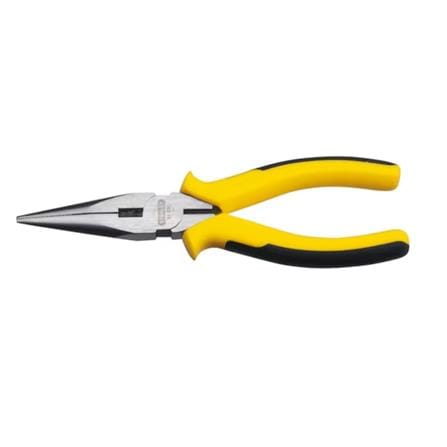 STANLEY LONG NOSE PLIER 6"  (YELLOW)