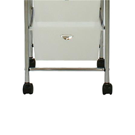 HOMEPRO STORAGE CAR WITH DRAWER 5 TIER FLF001-5 W33.5XD39XH96CM WHITE