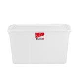 STORAGE BOX WITH WHEELS STACKO 2556 66L WHITE