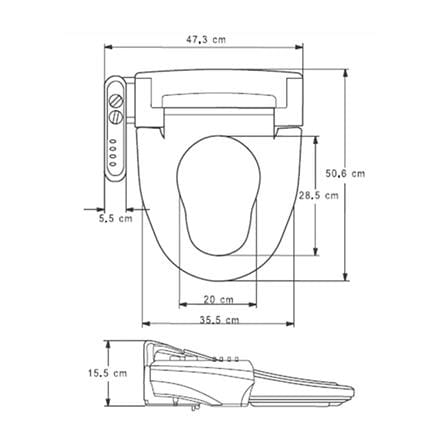 PERFECT AUTOMATIC TOILET SEAT 1100-N