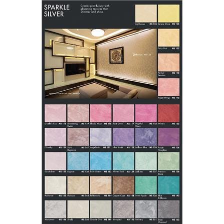 NIPPON MOMENTO TEXTURE PAINT SPARKLE SILVER 0.94L
