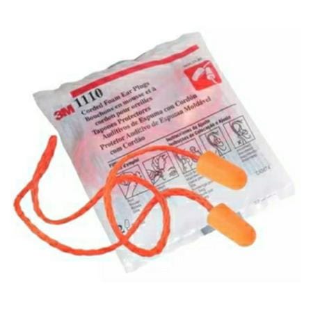 3M FOAM CORDED EAR PLUG 1110 1 PCS