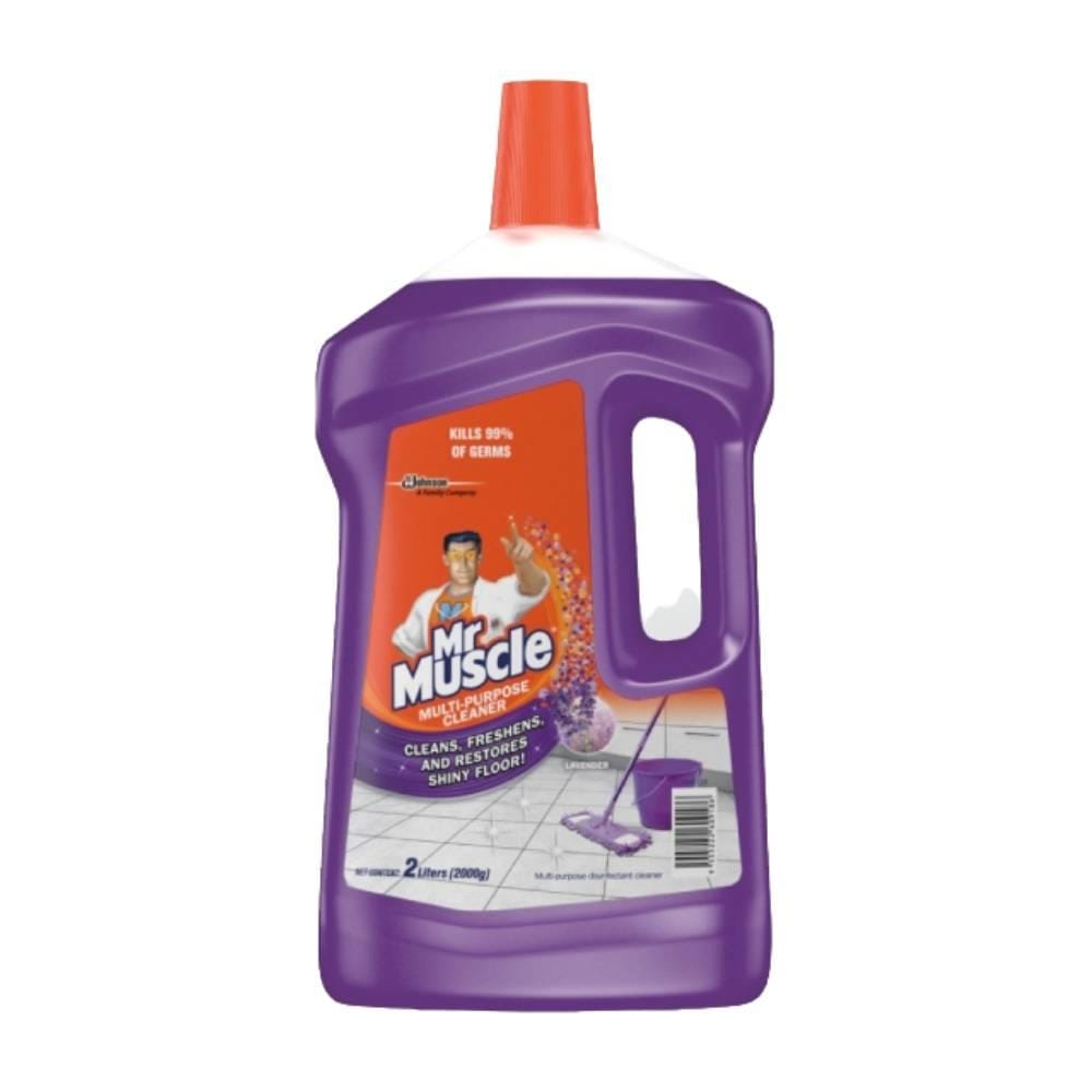 MR MUSCLE ANTIBACTERIAL FLOOR CLEANER LAVENDER 2L