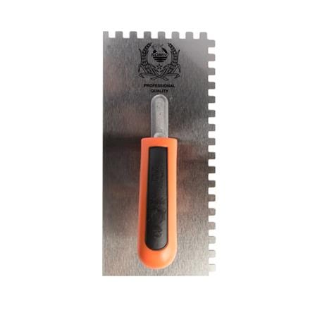 NOTCHED TROWEL WITH PLASTIC HANDLE SOMIC 4825/02 6MM